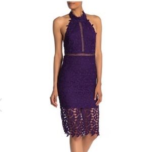 NWT Bardot Gemma dress XS blue ink